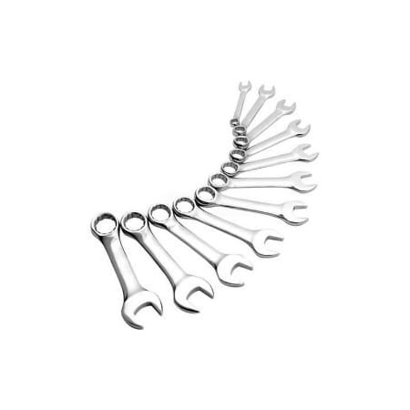 Sunex Sunex Tools 9930 11 PC. Full Polish 3/8"-1" SAE Stubby Combination Wrench Set W/ Carry Case 9930